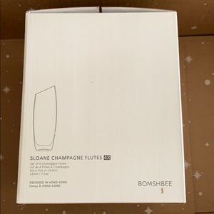 Sloane Champagne Flutes, set of 4